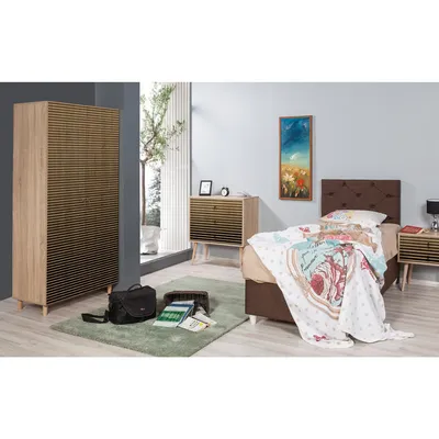 Immagine prodotto di Skye Decor, stile - 220, armadio, rovere Sonoma, 100% pannelli truciolari rivestiti in melamina, 90 x 52 x 192 cm