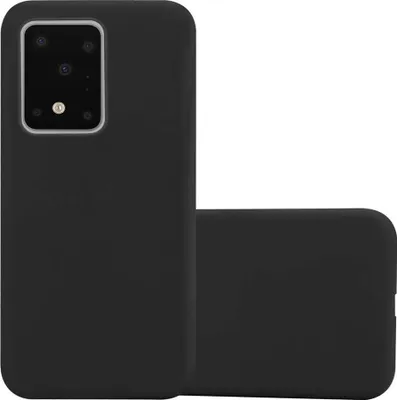 Produktbild von Cadorabo Hülle für Samsung Galaxy S20 ULTRA Schutzhülle in Schwarz Handyhülle TPU Silikon Etui Case Cover