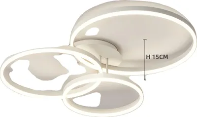 Image de Plafonnier, à intensité variable, avec télécommande, blanc, application avec télécommande pour réglage de l'intensité - a
