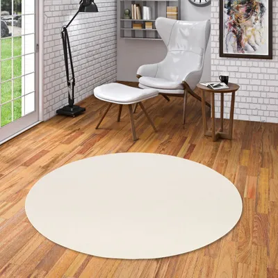 Produktbild von Velours Teppich Joy Creme Rund, Größe:400 cm Rund