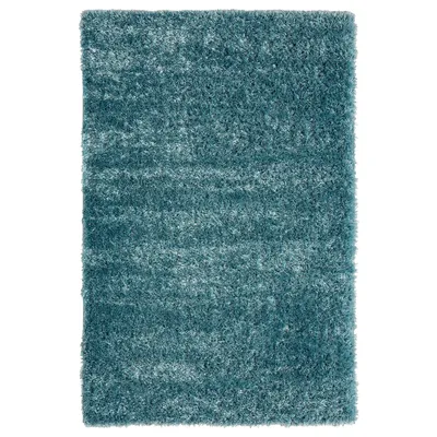 Produktbild von Hochflor Teppich Wohnzimmer Shaggy Super Weich Soft Pastellfarben Einfarbig, Farbe:Turkis, Maße:160x230 cm