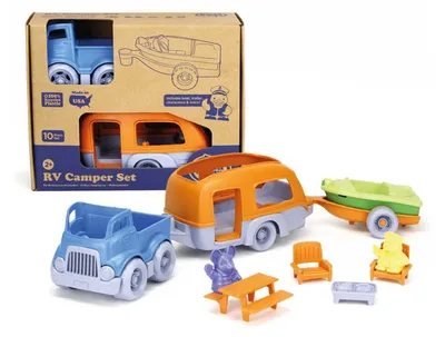 Immagine prodotto di Giocattoli verdi Set camper in plastica riciclata