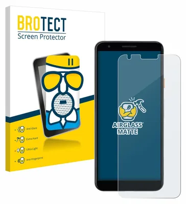 Produktbild von BROTECT Entspiegelungs Schutzglas für Google Pixel 3a Schutzfolie Panzer Folie Glas Display Schutz matt
