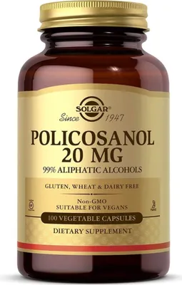 Productafbeelding van VoedingssupplementenSolgar Policosanol 20 Mg (100 capsules) 8318