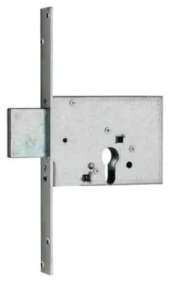 Productafbeelding van Insteekslot met cilinder, model '2051', merk SECUREMME E60 - 3 puntsluiting - Doos: 114x82 mm