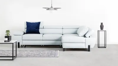 Produktbild von L-Form Polster Couch Textilsofa Sofas Couchen Design Ecksofa Sofa Wohnlandschaft