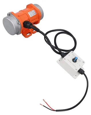 Zdjęcie produktu dla Silnik wibracyjny do betonu 12 V DC, 4000 obr./min, bezszczotkowy, ze stopu aluminium, stopień ochrony IP65, z regulatorem prędkości do wibratora, 60 W