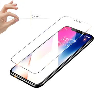 Produktbild von Panzerfolie Displayschutz für iPhone XR Bildschirm Schutzglas Full Screen Hartglas