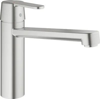Produktbild von Grohe Spültischarmatur Get supersteel, mittelhoher Auslauf