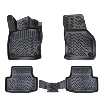 Produktbild von Rizline kompatibel mit VW Golf VII Typ AU 2012–2021 Autofußmatten Auto Allwetter 3D Gummimatten