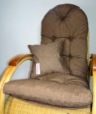 Produktbild von Rattani Auflage/Polster für Schaukelstuhl, Liegestuhl, Ersatzpolster Gr. 130 x 50 x 12 cm + Zierkissen Stoff Nuevo Loneta -  EU