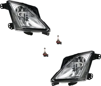 Produktbild von Nebelscheinwerfer links & rechts & Leuchtmittel Set passend für Ford Focus 18 322530 2239222 JX713B220DC 2291597 JX713B221FB 322529 2239217 JX7 Johns