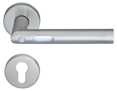 Produktbild von Orbit  LED-Türgriff MeinTürgriff Türdrücker BB PZ WC Edelstahl matt Türgriff Drückergarnitur