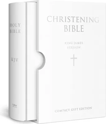 Produktbild von HOLY BIBLE: King James Version (KJV) White Compact Christening Edition