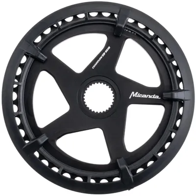 Produktbild von MIRANDA Kettenblatt Aluminium, schwarz,  Chainwheel Spiderless