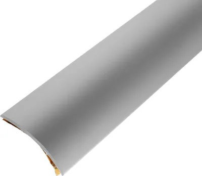 Produktbild von 50mm Aluminiumprofil Übergangsprofil Aluminium, glatt, selbstklebend, SILBER, Länge 1m, Breite 50mm,  Germany, Übergangsschiene Aluminium eloxiert, Übergangsleiste, Aluminiumprofile