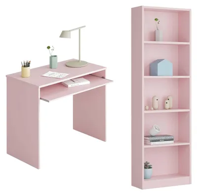 Immagine prodotto di Gaggi - Composizione Camera da Letto, 90x54x79h cm Rosa, Reversibile