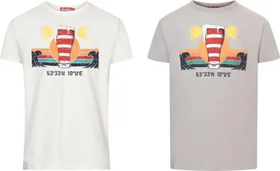 Produktbild von DERBE HAMBURG M-04-TS-LEUCHTBIER Herren T-Shirt, Größe:S, Farbe:Paloma