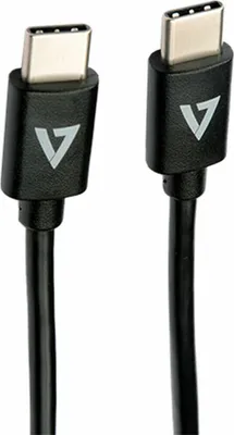 Image de Câble USB C V7 V7USB2C-1M Noir