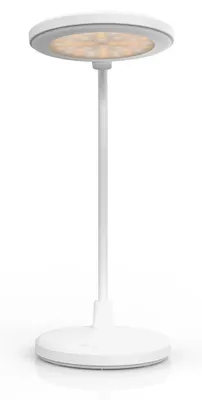 Image de Lampe de bureau LED avec miroir, intensité réglable, 3 modes, rechargeable