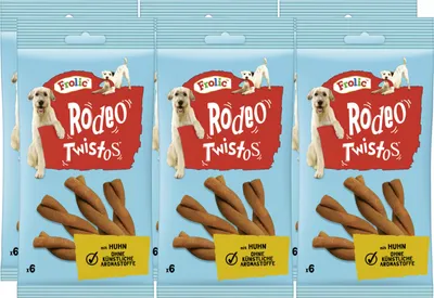 Produktbild von FROLIC™ RODEO™ TWISTOS™ Beutel Huhn 6 x 6 Stück