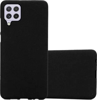Produktbild von Cadorabo Schutzhülle für Samsung Galaxy A22 4G / M22 / M32 4G Hülle in Schwarz Handyhülle TPU Etui Cover Case