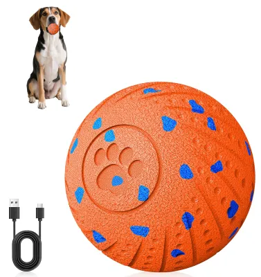 Produktbild von Interaktiver Spielball für Hunde – intelligentes Hundespielzeug mit 3 Modi: automatische Bewegung, Drehung und Springen; wiederaufladbar, wasserdicht und bissfest – für mittelgroße und große Hunde
