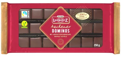 Produktbild von Lambertz Aachener Dominos Zartbitter 250g