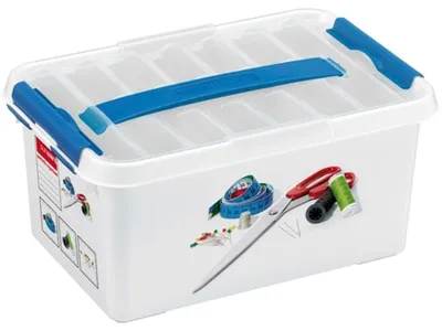 Immagine prodotto di Sunware Q-Line Naaidoos 6L 30x20x14 cm Wit/Blauw