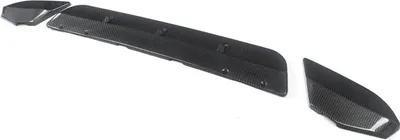 Zdjęcie produktu dla Przednia krawędź Kinetron - spoiler przedniego zderzaka - Do BMW X3M F97/X4M F98 (2019-2022) - Błyszcząca czerń / karbon - Akcesoria samochodowe