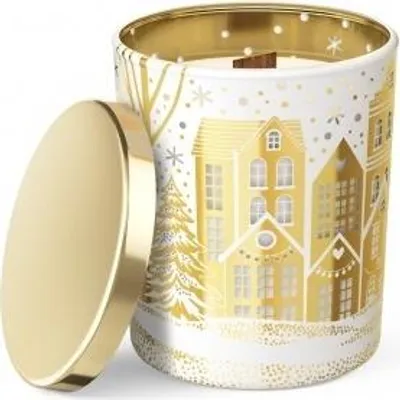 Produktbild von Duftkerze "Winter Town" mit Deckel