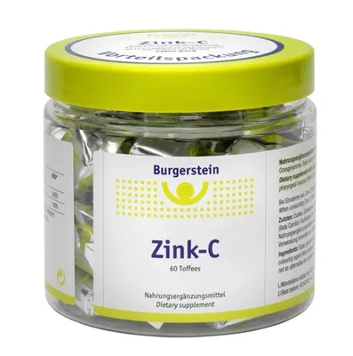 Produktbild von Burgerstein Zink-C Toffees mit Orangengeschmack 60 Stück