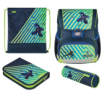 Produktbild von herlitz Schulranzen Loop Plus "Funky Ninja"