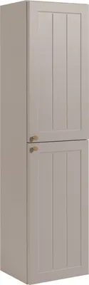 Produktbild von RODAN | Hochschrank - 136 cm - Beige - Hochwertige Materialien - MDF - Hänge Badschrank