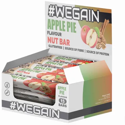 Produktbild von Wegain Apple Pie Nut Bar 15x40g