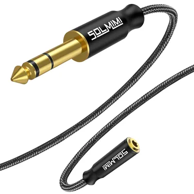 Productafbeelding van 3,5 mm naar 6,35 mm hoofdtelefoonadapter 1/4 mannelijk naar 1/8 vrouwelijk