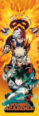 Produktbild von My Hero Academia Langbahnposter 53 x 158 cm