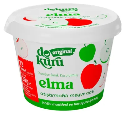 Zdjęcie produktu dla Dokuru | Liofilizowane jabłko (chipsy owocowe) 20g