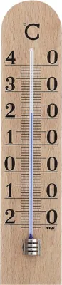 Produktbild von Zimmerthermometer Aus Holz 250X56Mm