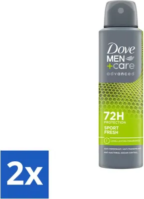 Produktbild von Dove Men+Care Deodorant Spray - Sport Fresh - 150 ml - Vorteilspack - 2 Stücke