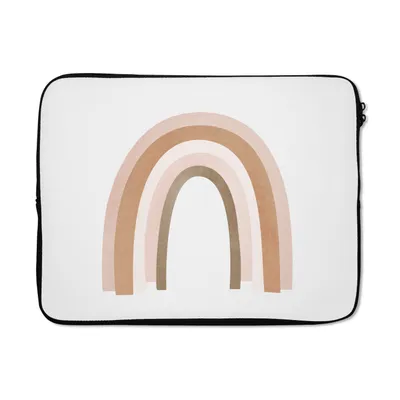 Produktbild von MuchoWow® Laptop Hülle 15 Zoll Abstrakt - Kunst - Regenbogen - Muster Laptoptasche - Laptoptasche - Sleeve - Rundum-Schutz