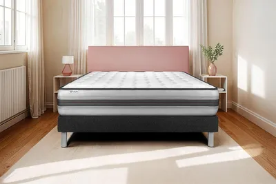 Produktbild von Matratzenset VITAL POWER RECOVER 200 x 200 cm Bettrahmen Kit schwarz