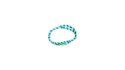 Produktbild von Nabenputzringe WÜMA Blau/Neongelb (Set 2x 56cm für Moped, Mokick)
