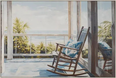 Produktbild von ArtUniverse Leinwandbild Meerblick I 80 x 120 cm