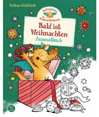 Produktbild von Spekulatius, der Weihnachtsdrache. Bald ist Weihnachten. Ausmalbuch