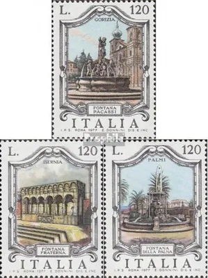 Produktbild von Briefmarken Italien 1977 Mi 1583-1585 (kompl.Ausg.) postfrisch Brunnen