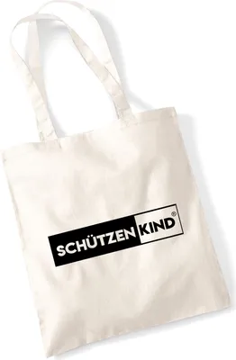 Produktbild von Huuraa Jutebeutel Schützenkind Modern 10 Liter Natural Baumwolle Tasche Geschenkidee