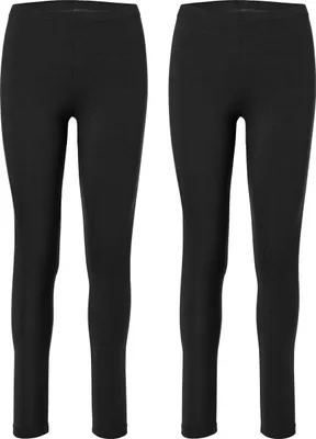 Image de Merry Style Lot de 2 pantalons pour femmes en coton MS10-198 (noir/noir, XL)