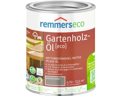 Zdjęcie produktu dla Remmers - Olej tarasowy ECO 0,75 l, grafitowy szary