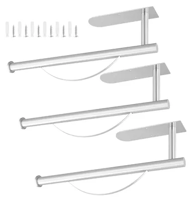 Produktbild von Küchenpapierhalter, bohrfrei, 3 Stück